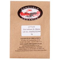 Sandveld Seeds Lettuce Cos  St. Blaise